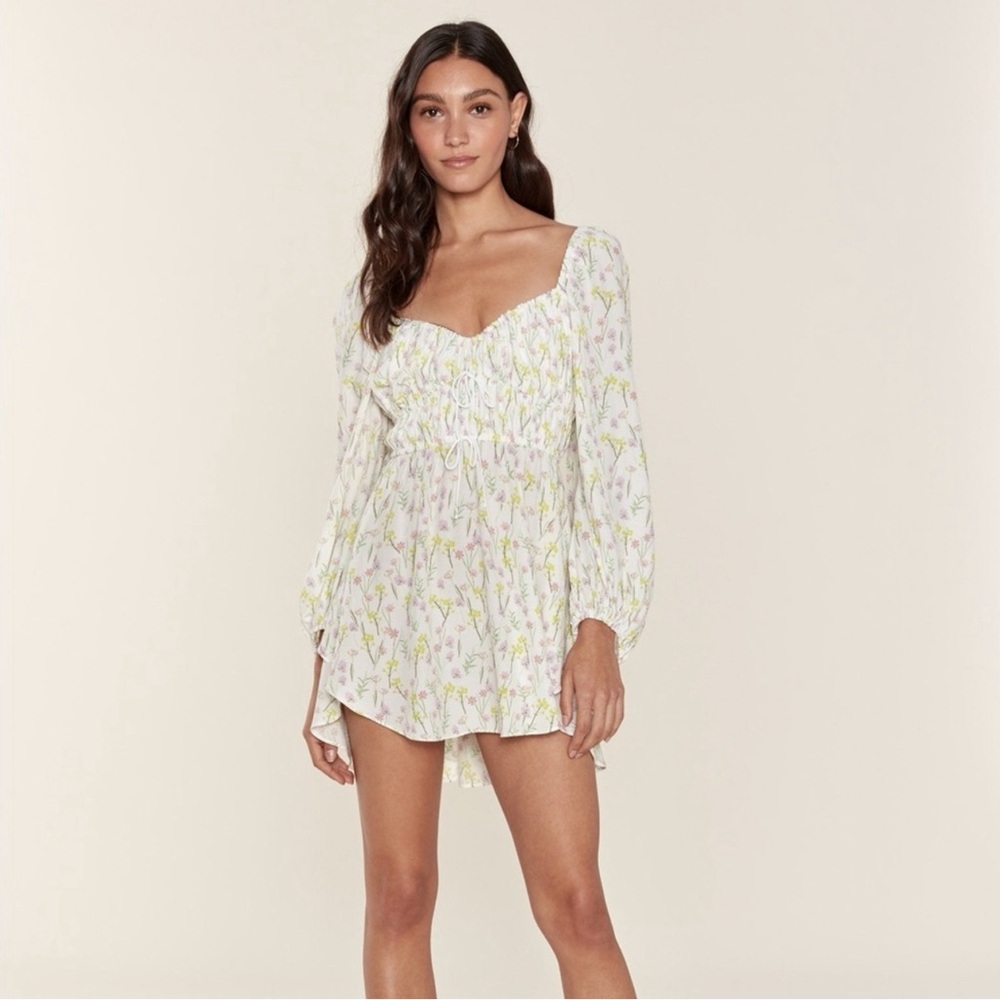 For Love and Lemons floral dress